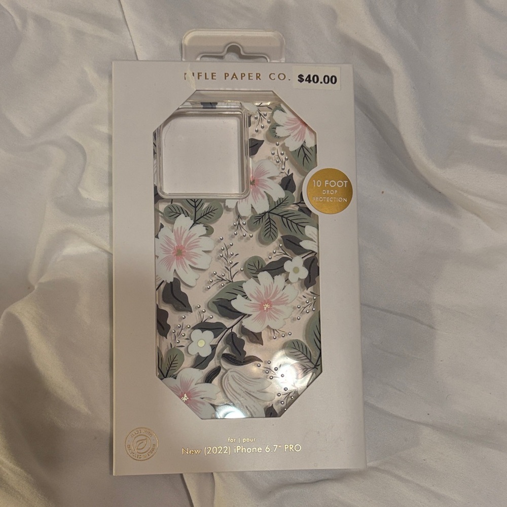 Rifle Paper Co. Floral iPhone 6/7/8 Plus Case - Cream and Green